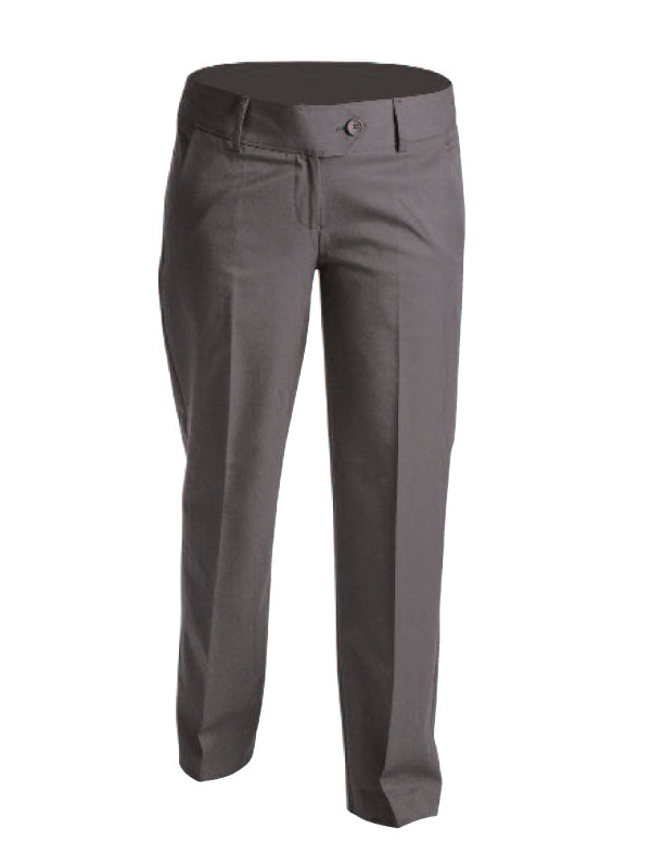 Comfort fit grey ladies cut school trousers Size UK 8-18