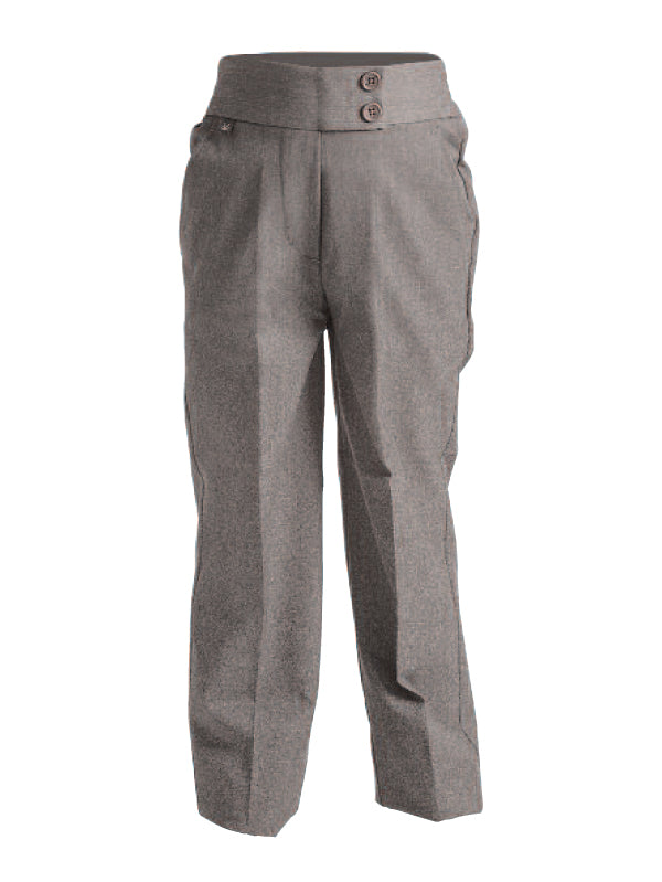 GREY Younger Girls school trousers Sizes 3/4 - Waist 36