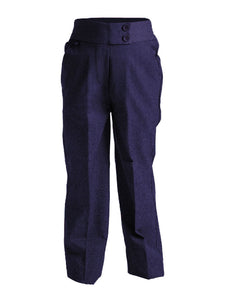 Navy Trousers - Girls