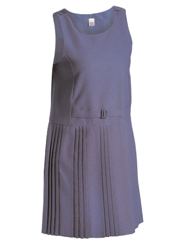 Navy Pinafore- Semi pleated