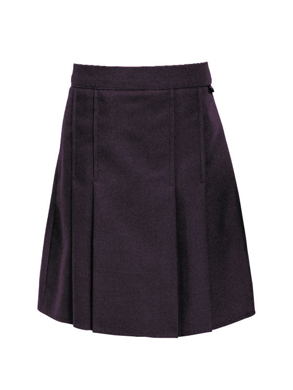 Navy Skirt - Box pleats