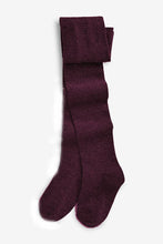 Load image into Gallery viewer, Ratoath NS School Tights - GREY / WINE
